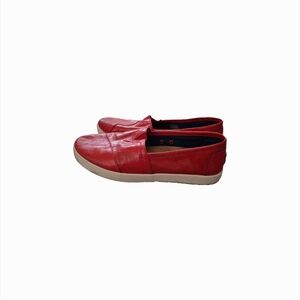 Toms Red Slip-Ons